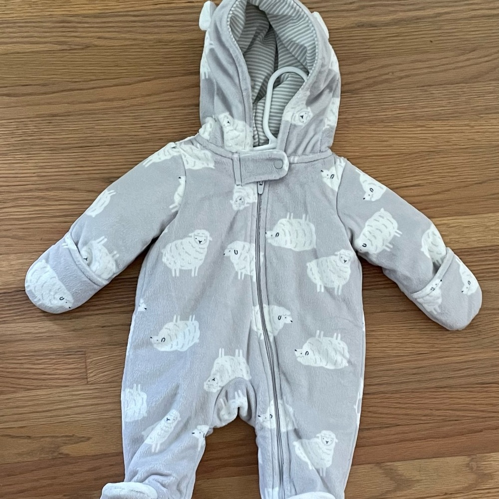Carter’s newborn snowsuit